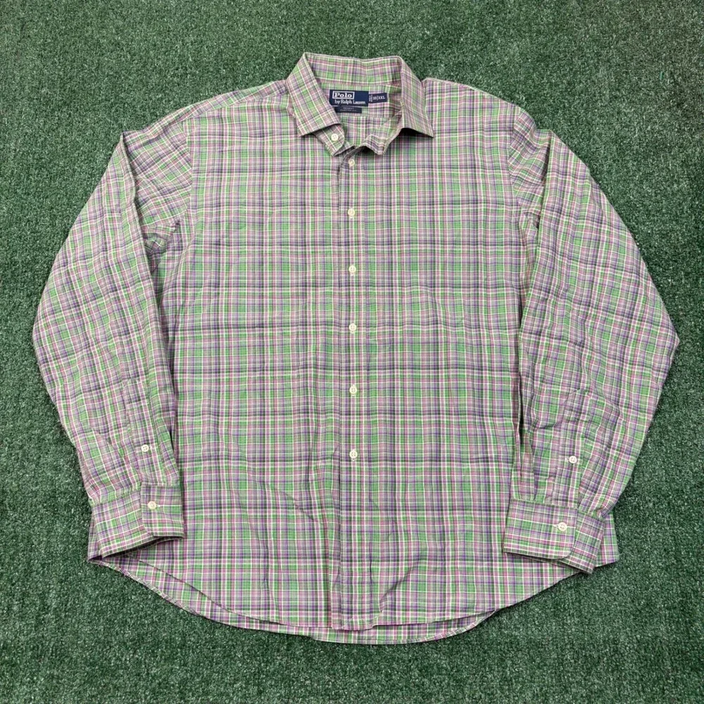 Vintage 90's Polo Ralph Lauren Button Down T-shirt
